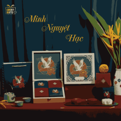 Hộp quà bánh Trung Thu 4 vị Minh Nguyệt Hạc 03 2