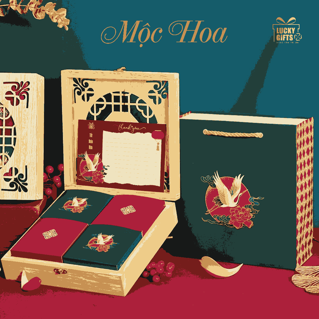 Hộp quà Trung Thu truyền thống cho doanh nghiệp - Mộc Hoa 4 Hộp quà Trung Thu truyền thống cho doanh nghiệp - Mộc Hoa 02 2