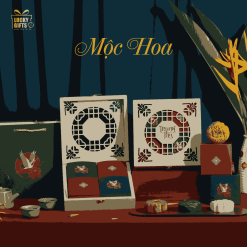 Hộp quà Trung Thu truyền thống cho doanh nghiệp - Mộc Hoa 1