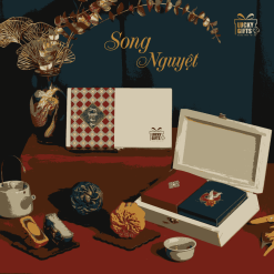 Hộp quà Trung Thu tặng đối tác - Song Nguyệt 03