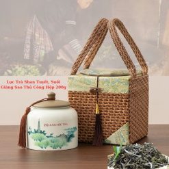 Hộp trà quà tặng trà Shan tuyết cổ thụ suối giàng