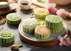 banh trung thu nhan dau xanh hinh h174