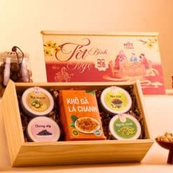 Hộp Quà Tết Bảo Tường - Quà Tết Cao Cấp 25 Hộp mứt tết Vượng Mộc